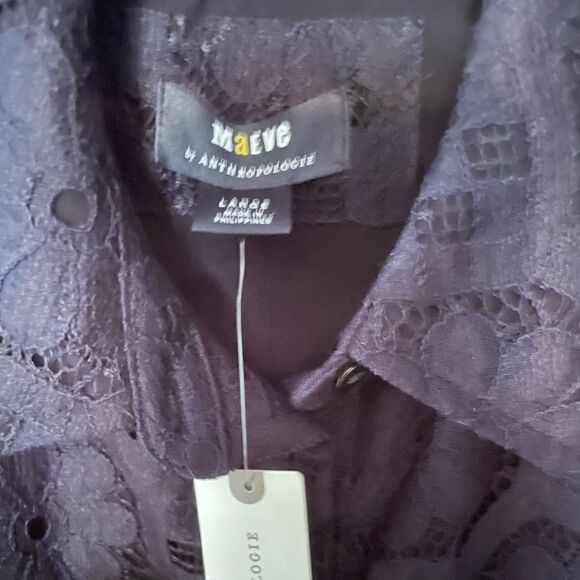 Maeve lace shirt dress NWT   - Picture 7 of 8